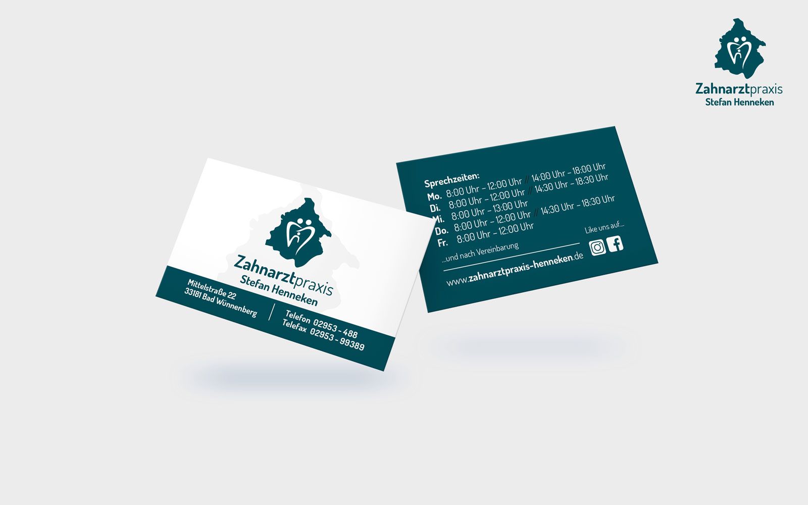 printdesign-zahnarzt-henneken-visitenkarten